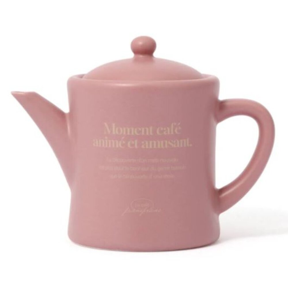 Francfranc Le Cafe Stoneware Teapot Pink